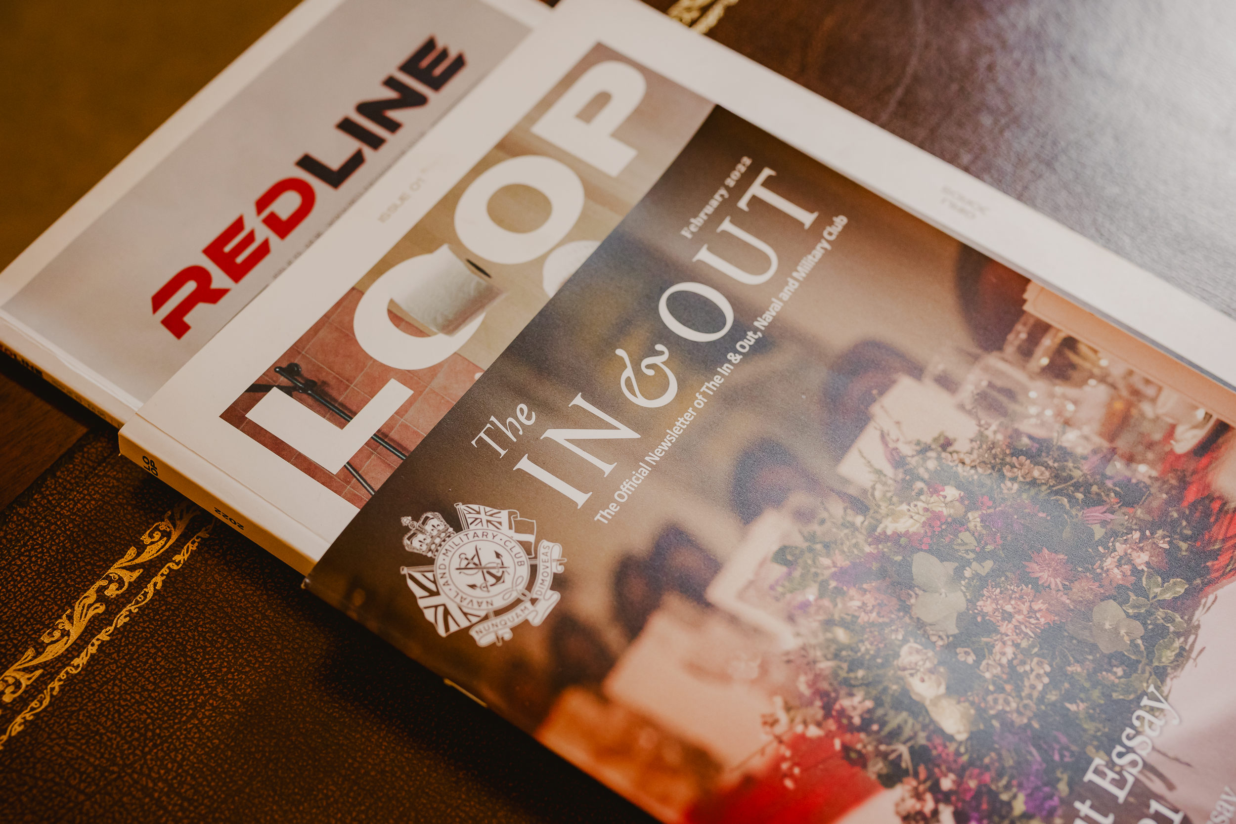 The In and Out Club Magazine – Exclusive Club Publication 6 Cover of The In and Out Club magazine, featuring club news and member highlights